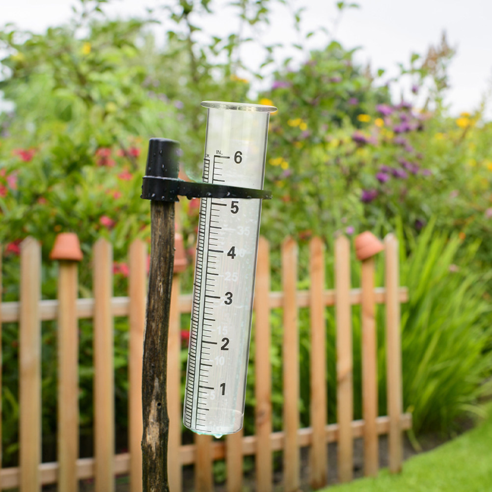 Gardening Tools For Home - 4Pcs Professional Rain Gauge Tube Glass
