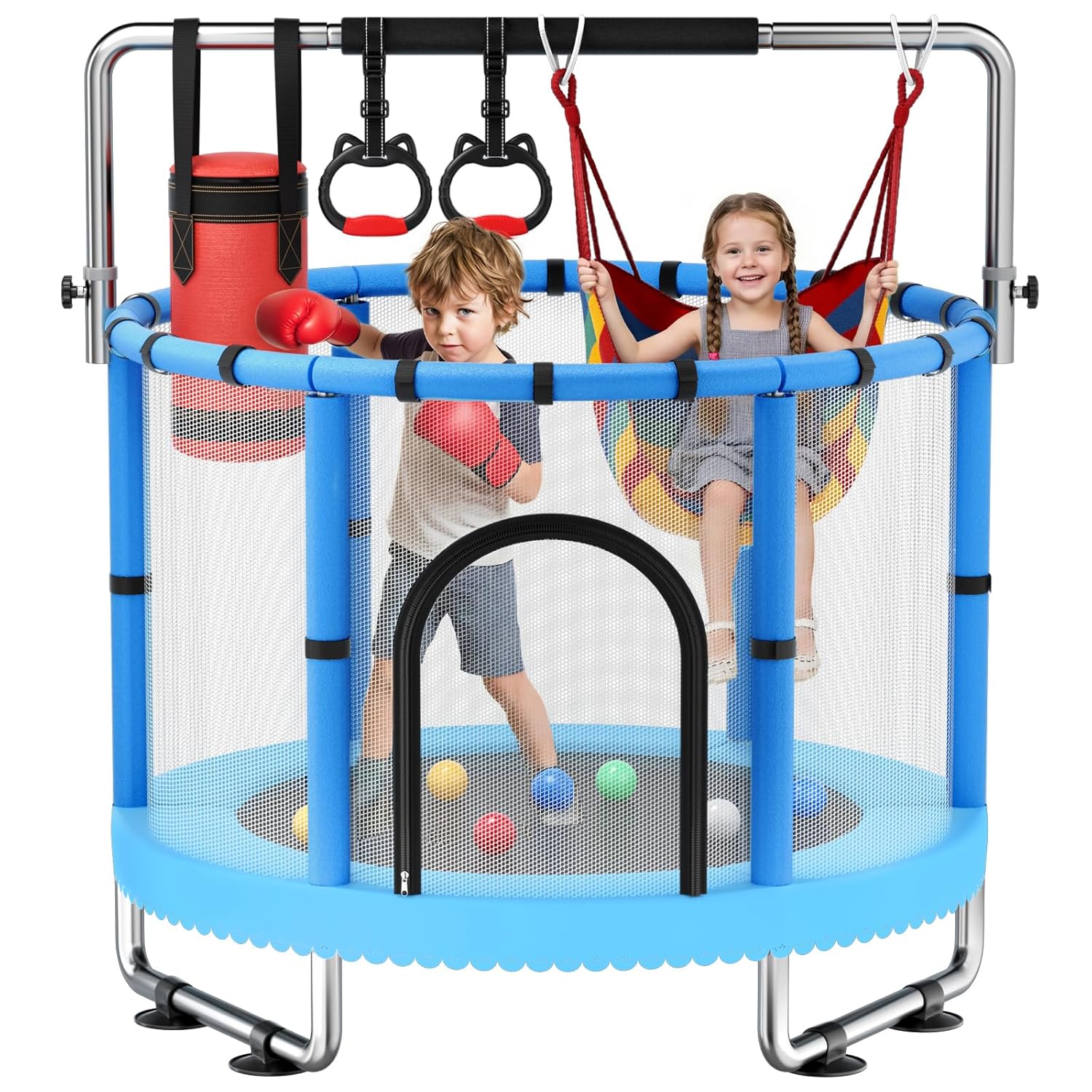Gardening Tools - Toddler Trampoline,Trampoline for Kids with Enclosure,440lbs