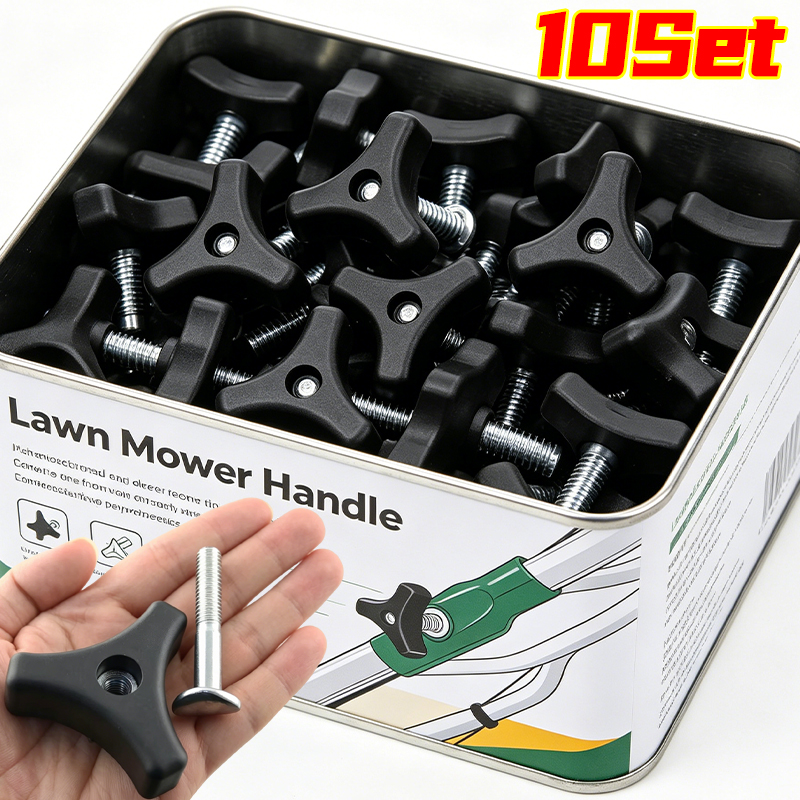 Gardening Tools Screwfix - 1/10Set Triangle Lawn Mower Handle Knobs