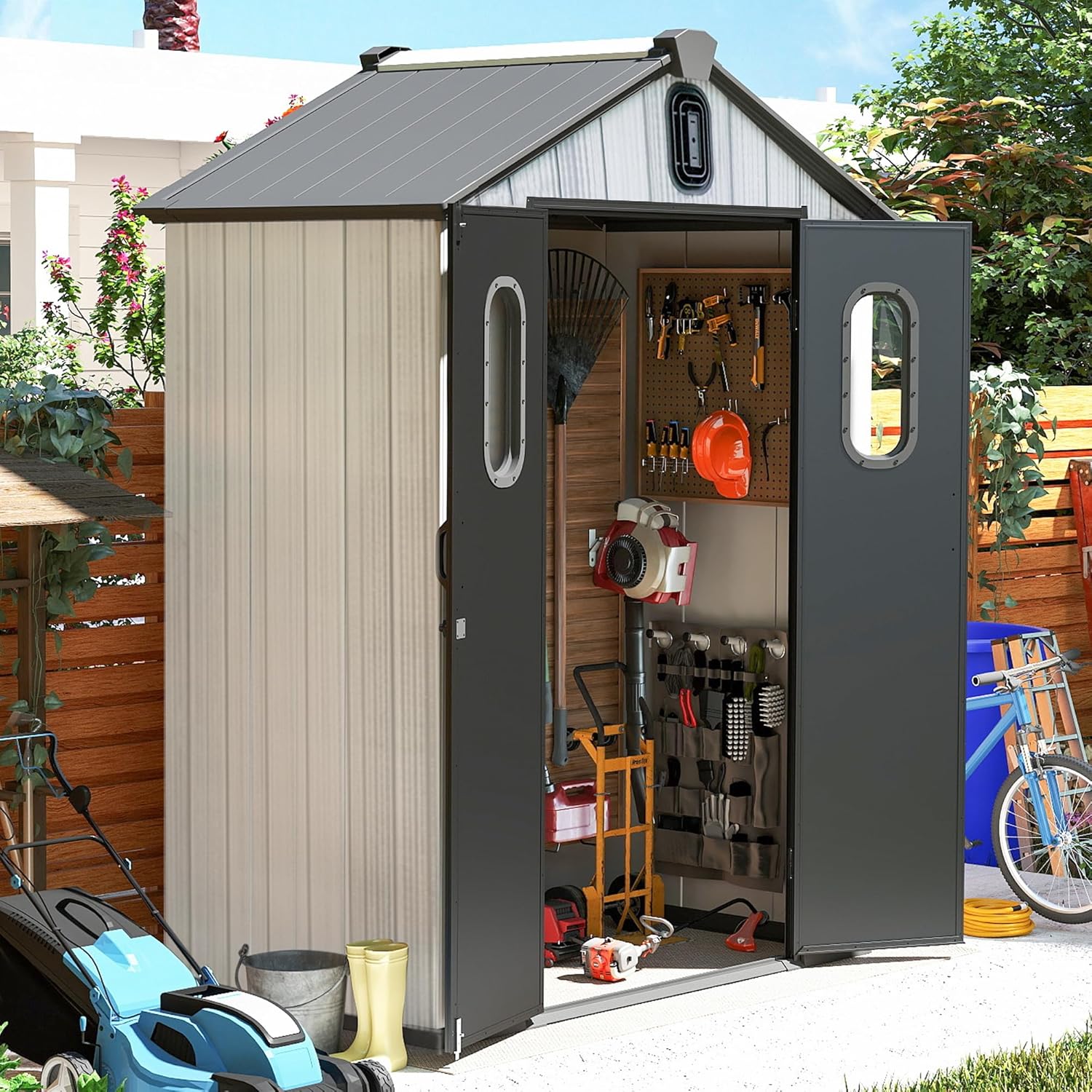 5x3 FT Resin Storage Shed All  - Gardening Tools recension och pris