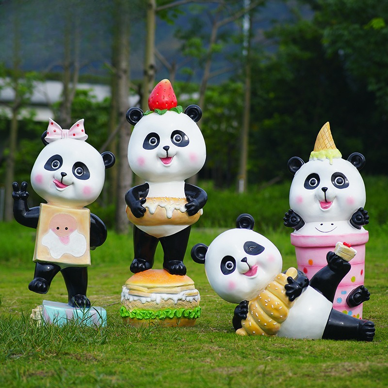 Cartoon panda ornament fibergl - Gardening Tools Cartoon recension och pris