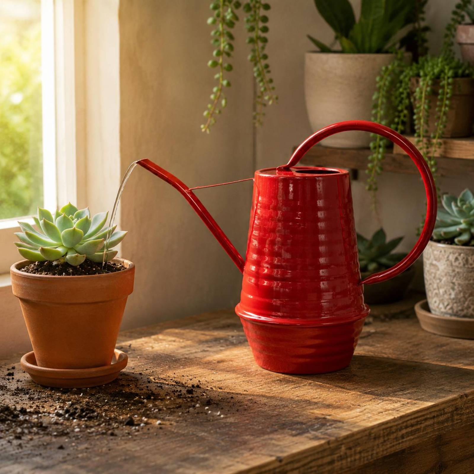 Long Spout Watering Can Rust-R - Gardening Tools For Home recension och pris