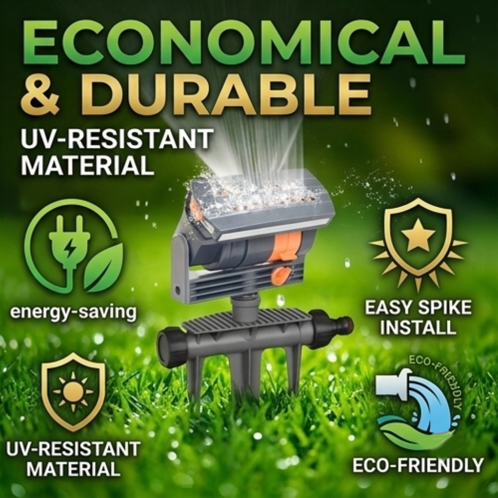 Automatic Oscillating Sprinkle - Gardening Tools For Home recension och pris