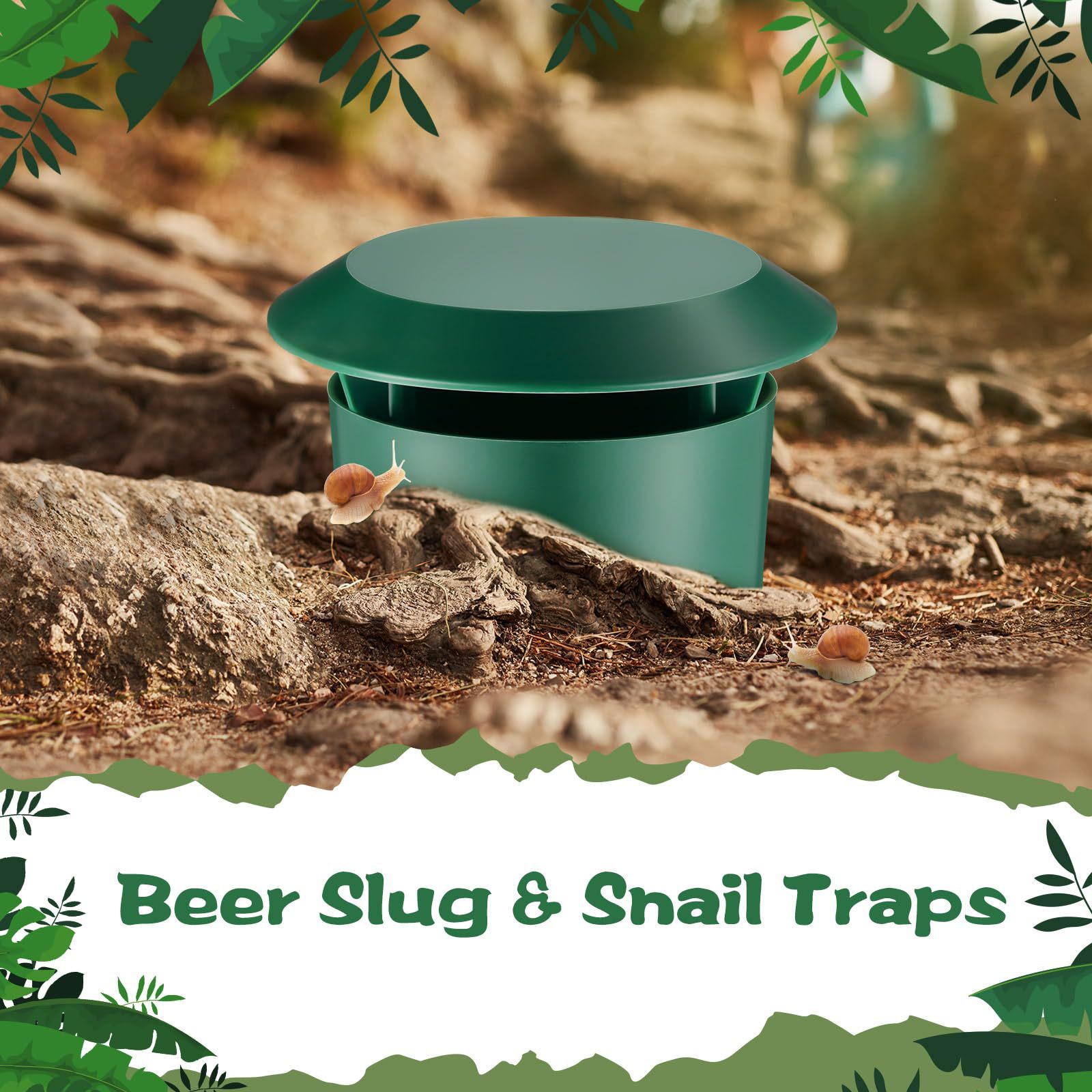 Plastic Snail Trap Cage, Reusa - Gardening Tools Organiser recension och pris