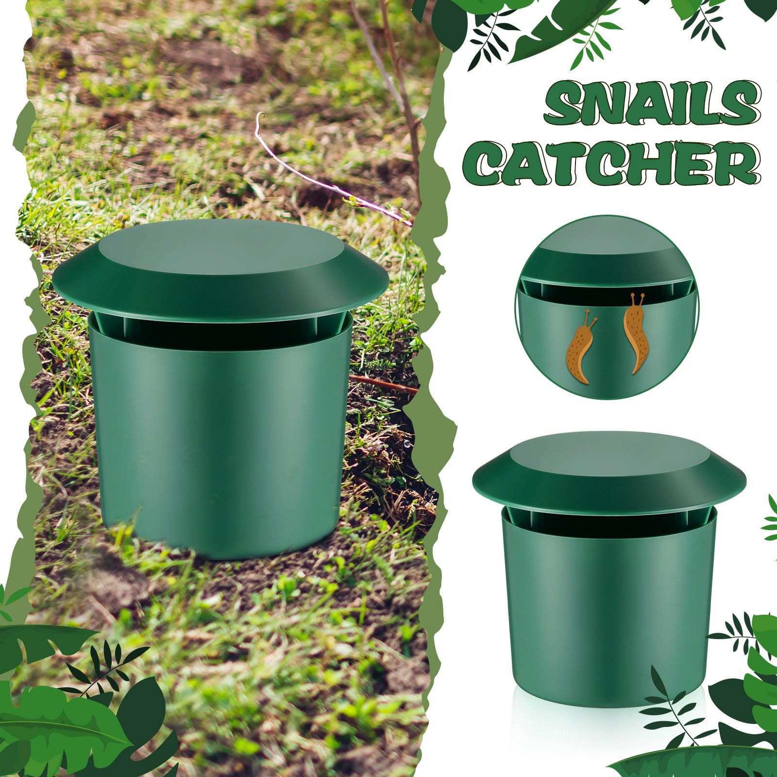 Plastic Snail Trap Cage, Reusa - Gardening Tools Organiser recension och pris