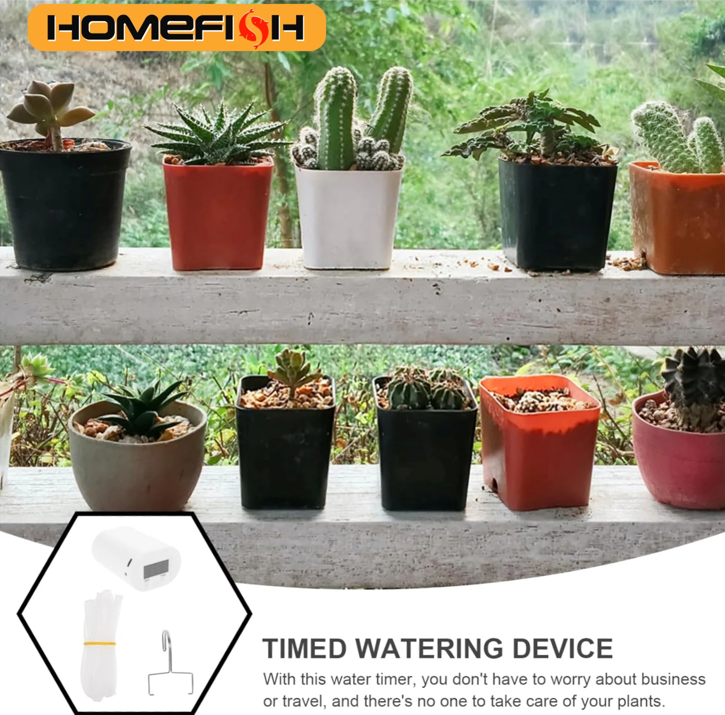 HOMEFISH Automatic Plant Flowe - Gardening Tools Kit For Home Garden recension och pris