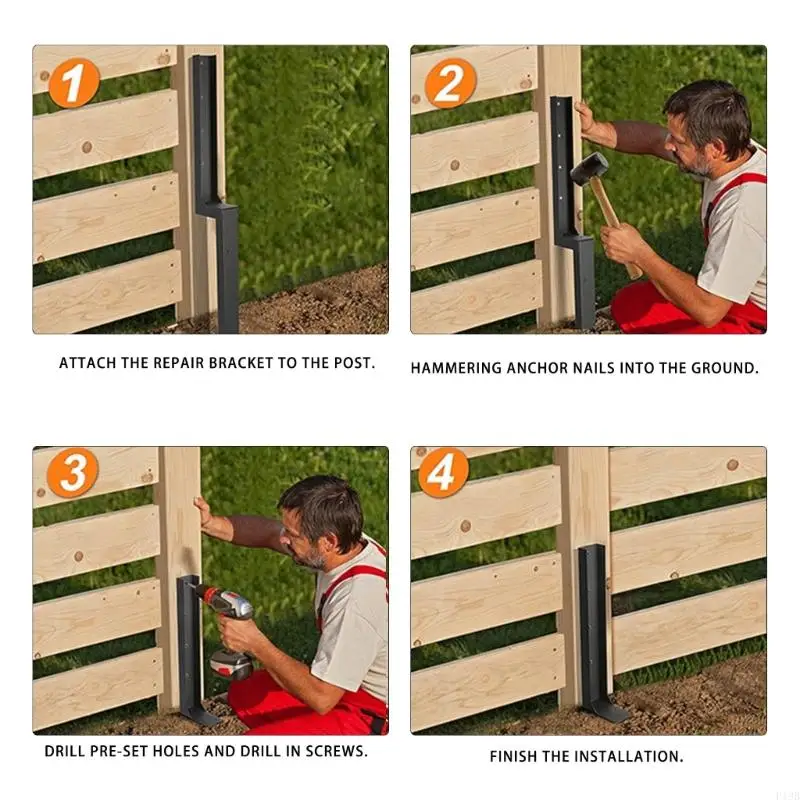 2PCS Fence Repair Anchor Fence - Gardening Tools Kit For Home Garden recension och pris