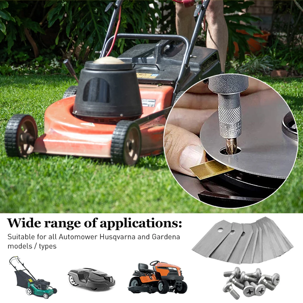 30PCS Lawn Mower Cutting Blade - Gardening Tools Basic recension och pris