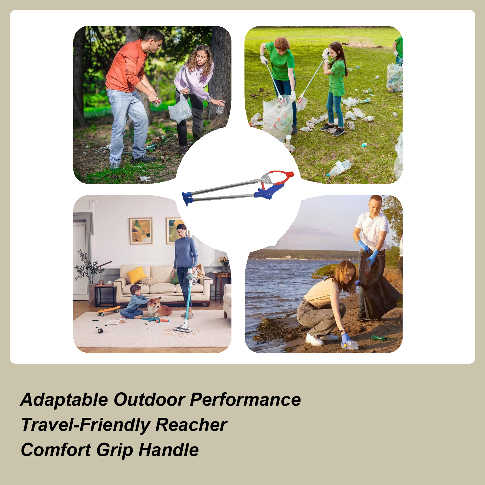 Grabber Tool Foldable Ergonomi - Gardening Tools For Home recension och pris