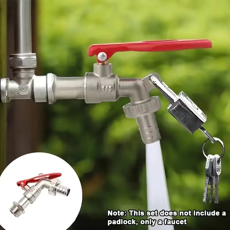 1Pc 1/2 Inch Zinc Alloy Faucet - Gardening Tools For Home recension och pris