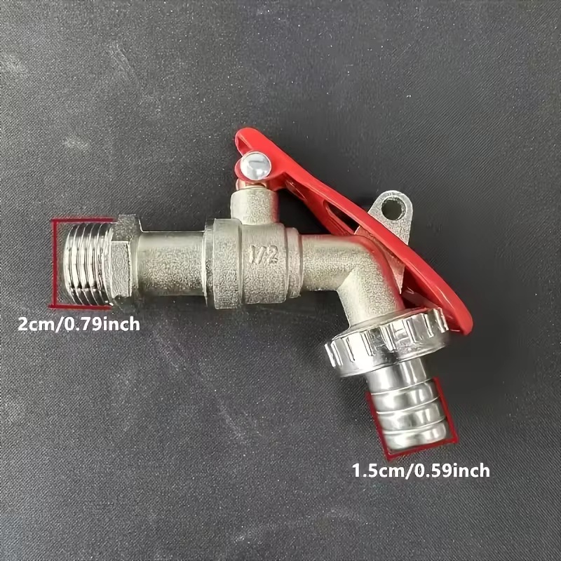 1Pc 1/2 Inch Zinc Alloy Faucet - Gardening Tools For Home recension och pris