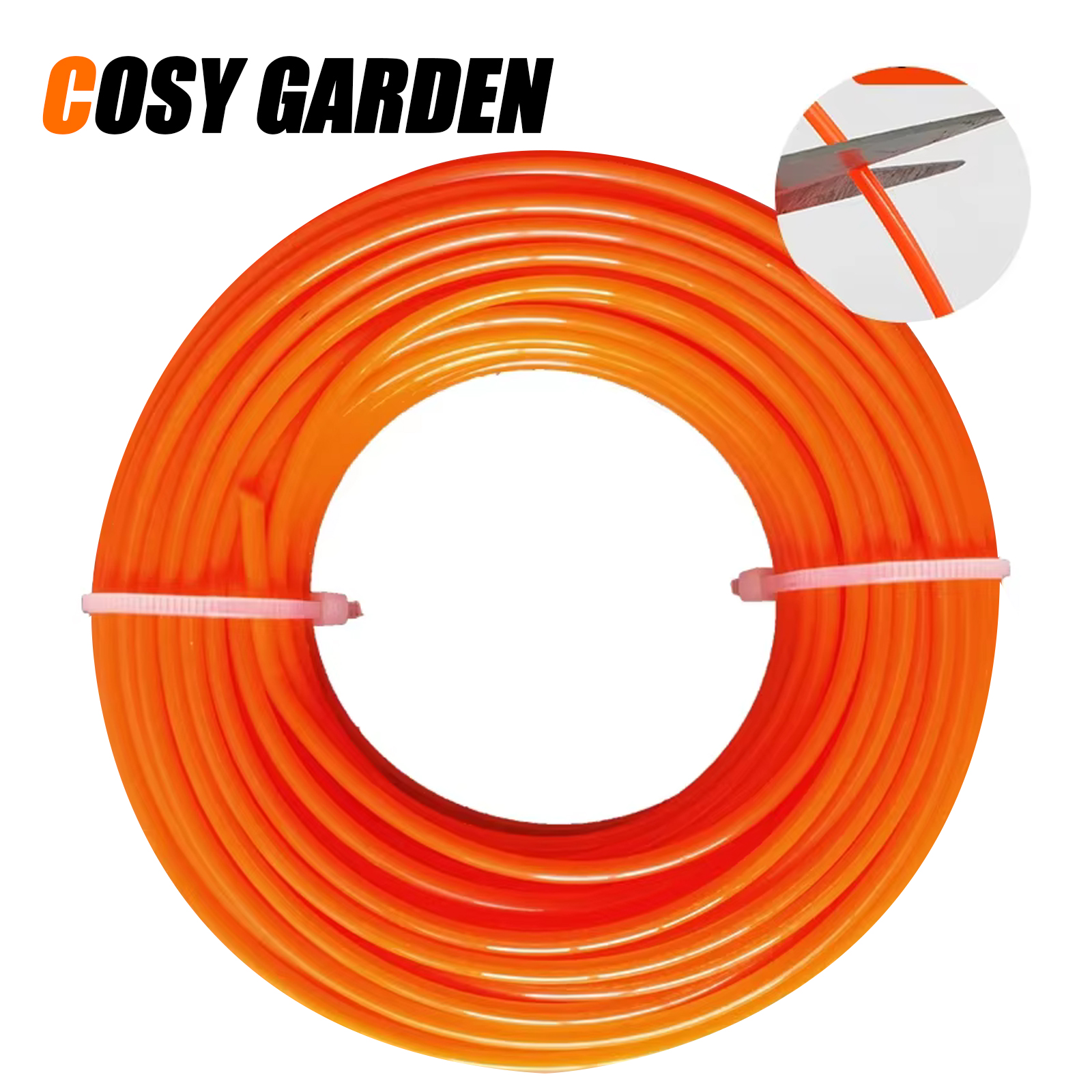 1.6mm～3mm*15M Round Nylon Trim - Gardening Tools Basic recension och pris