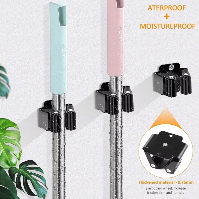 1-10Pcs Mop Broom Holder Wall  - Gardening Tools Organiser recension och pris
