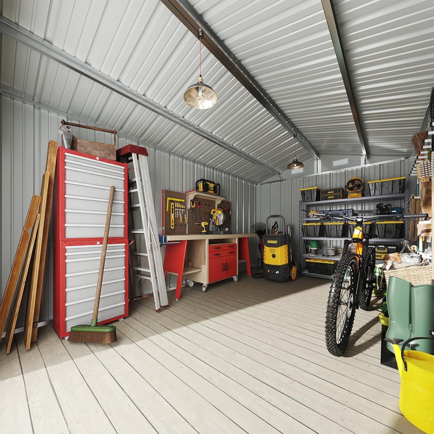 10 x 12FT Outdoor Storage Shed - Gardening Tools recension och pris