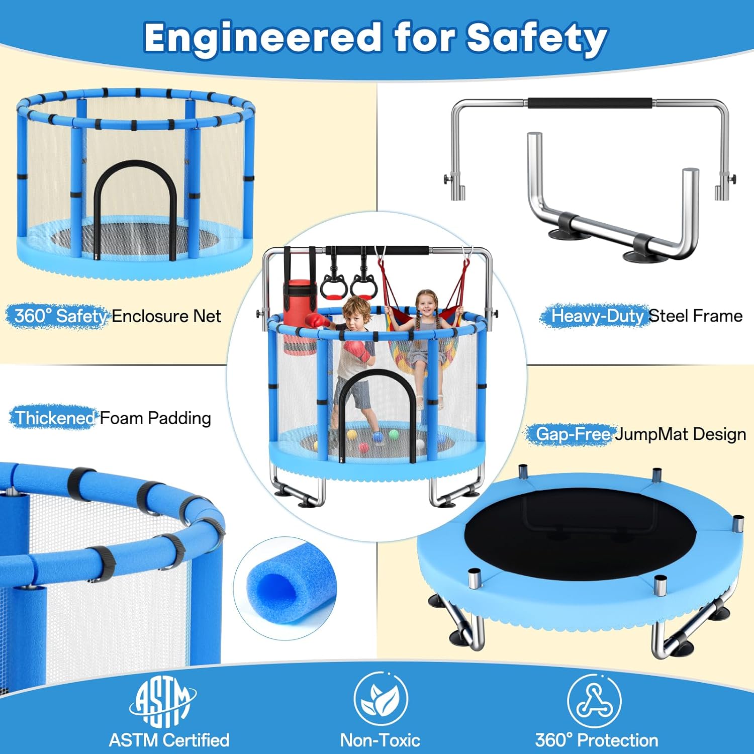 Toddler Trampoline,Trampoline  - Gardening Tools recension och pris