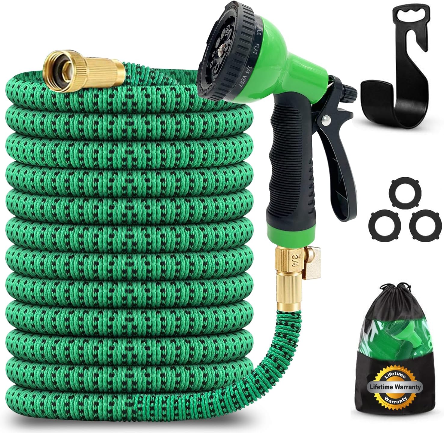 75ft Expandable Garden Hose –  - Garden Hose Nozzle recension och pris