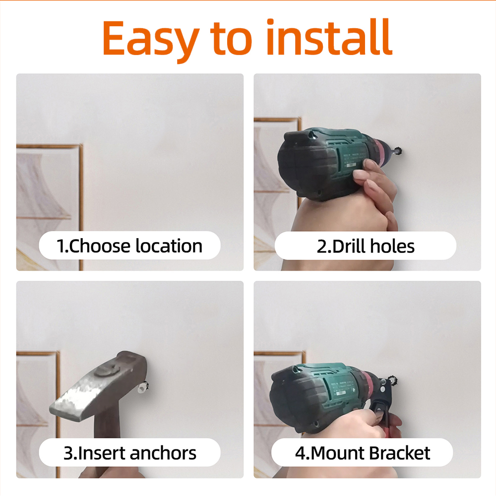 Heavy Duty Wall Mount Metal Ho - Gardening Tools Organiser recension och pris