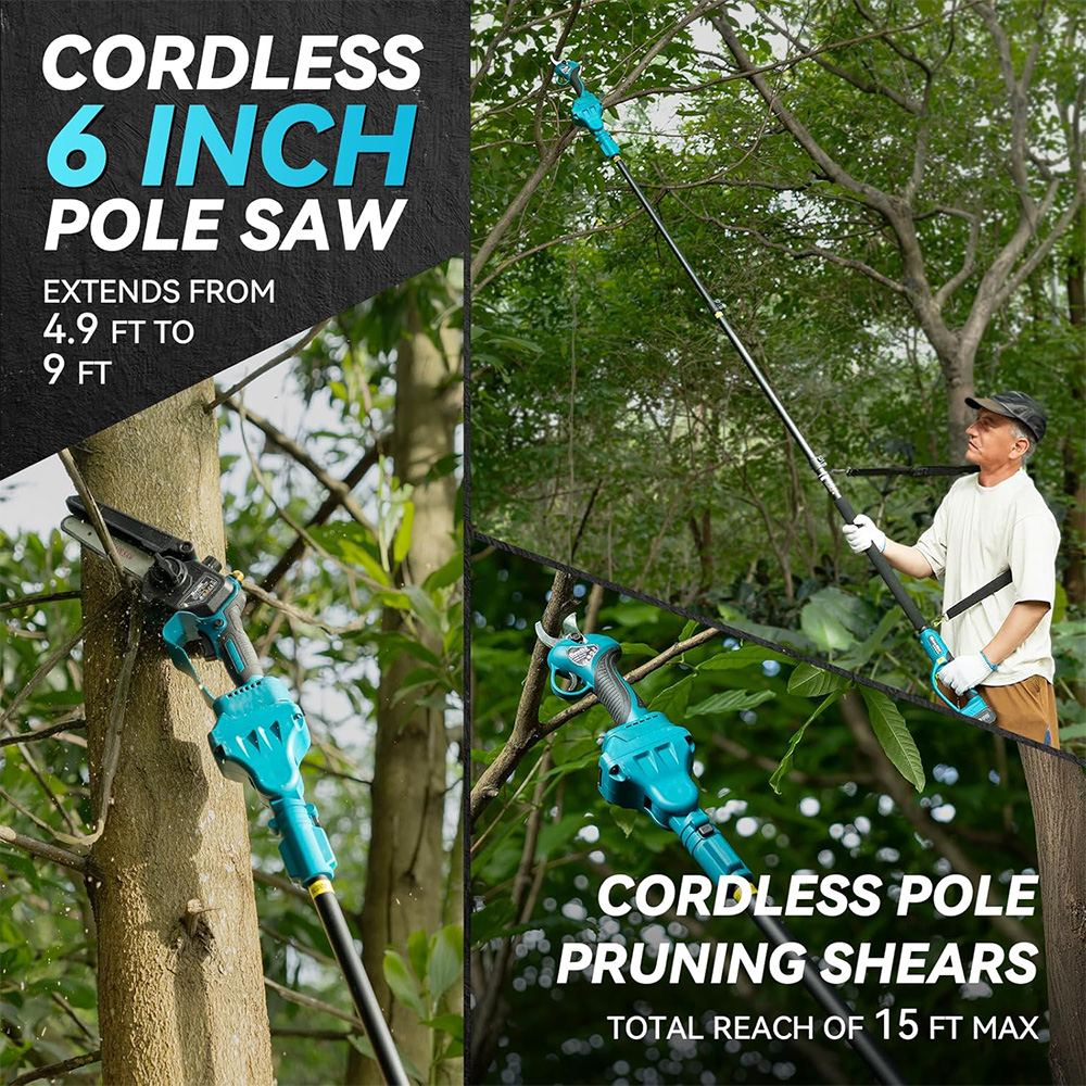 Seesii 3-in-1 Brushless Telesc - Gardening Tools Basic recension och pris