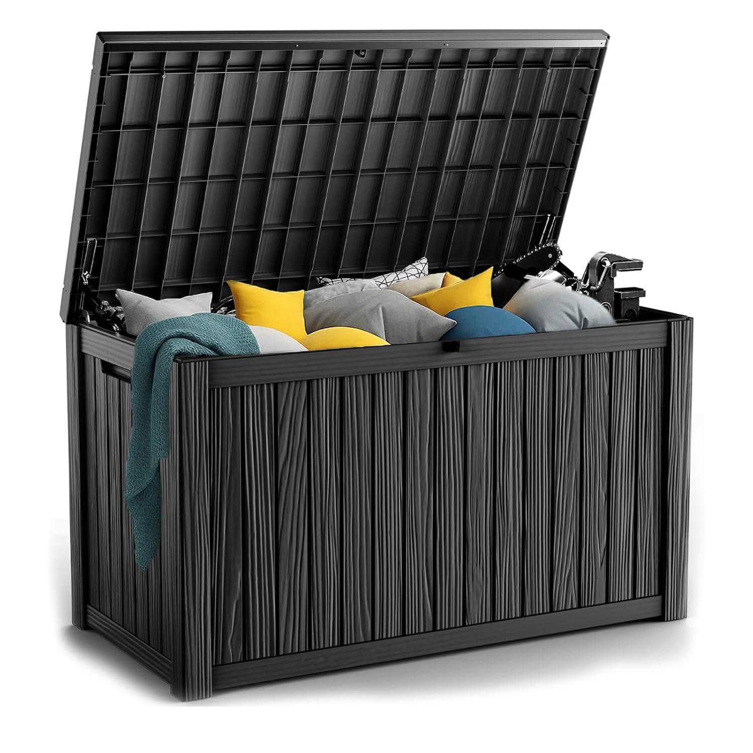 180Gal Lockable Resin Deck Box - Gardening Tools recension och pris